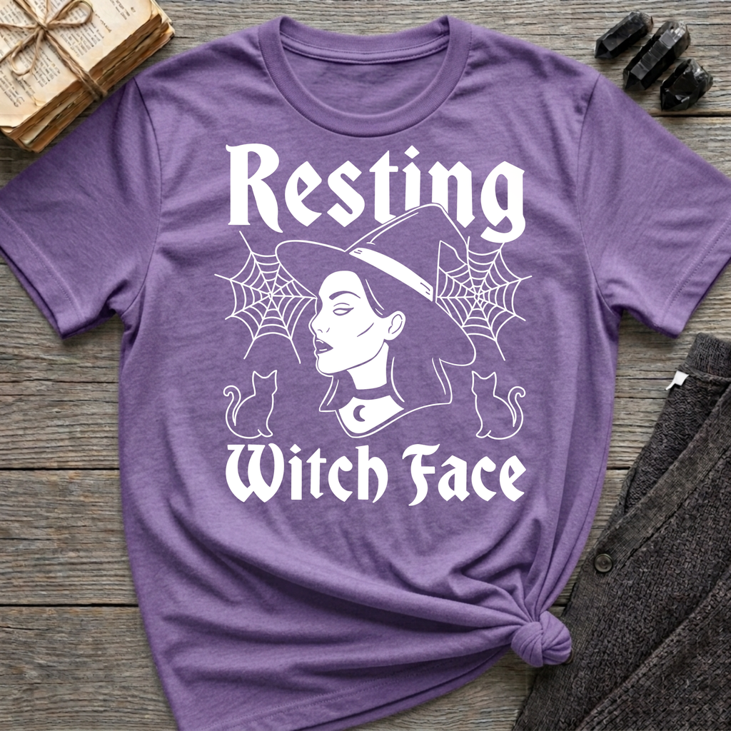 Resting Witch Face - Typography T-Shirt