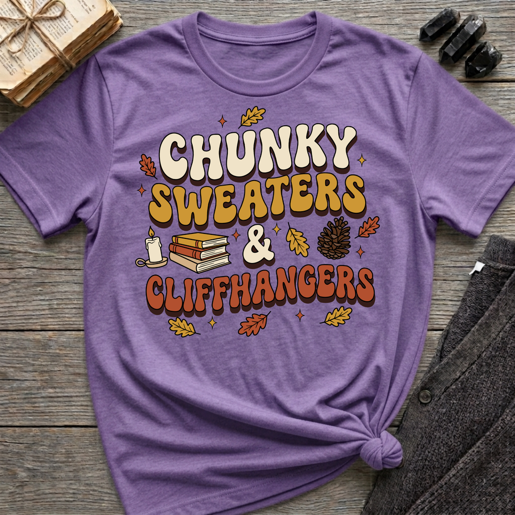 Chunky Sweaters & Cliffhangers - Graphic T-Shirt