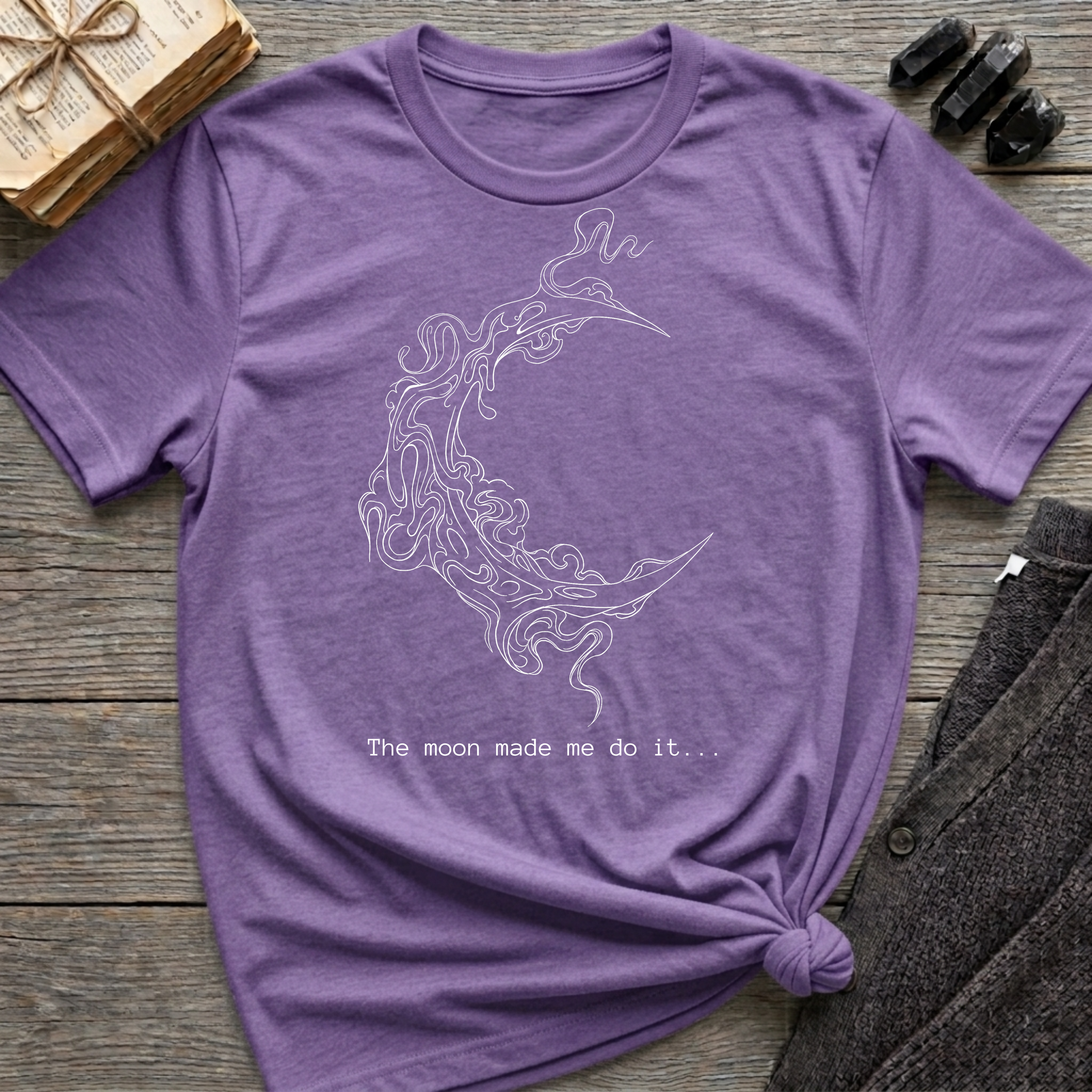 The moon made me do it... - Moon T-Shirt