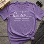 Reading definition - Typography T-Shirt