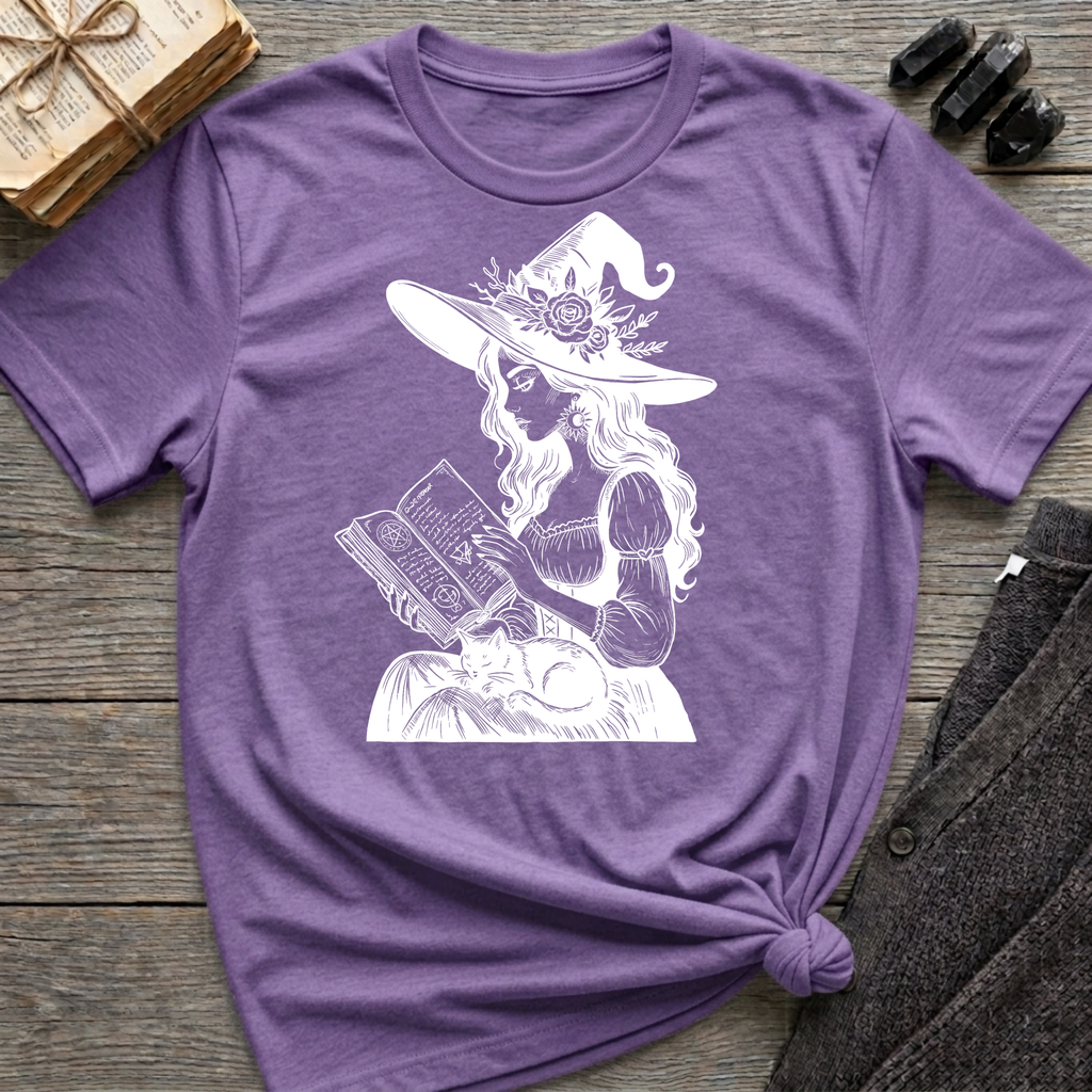 Reading Witch T-Shirt