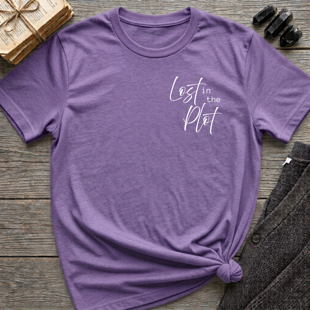 Lost in the Plot - Typography T-Shirt
