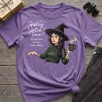 Resting Witch Face - Moody Witch Graphic T-Shirt