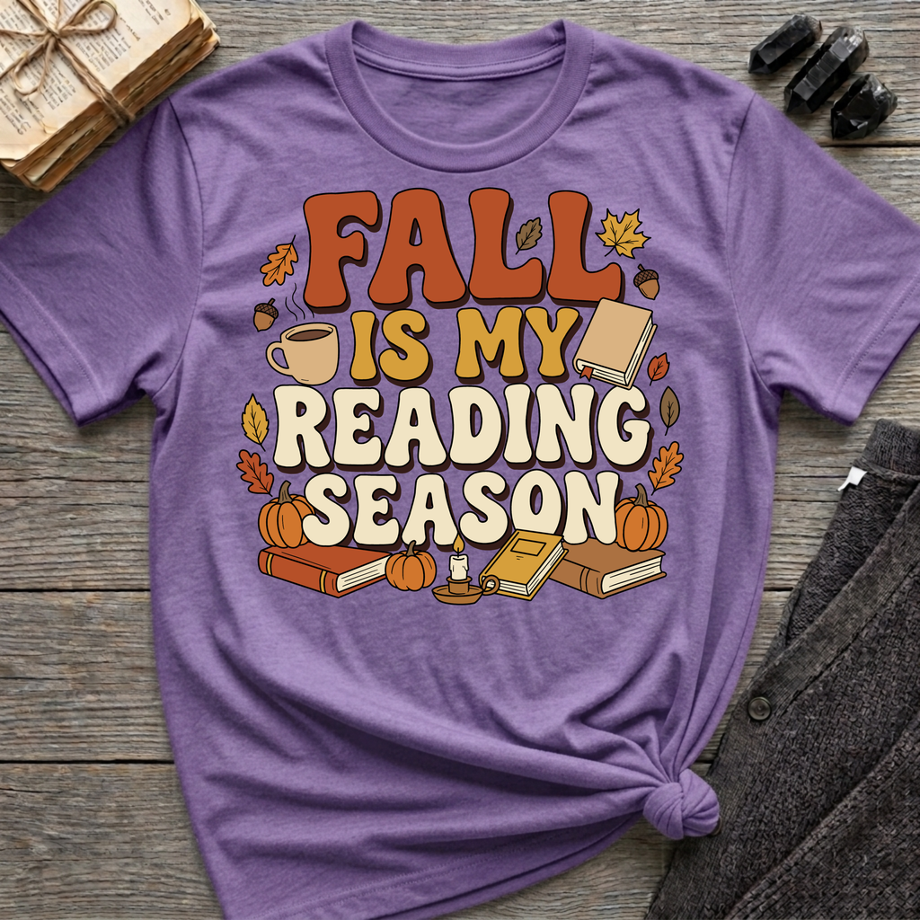 Fall Is My Reading Season - Graphic T-Shirt