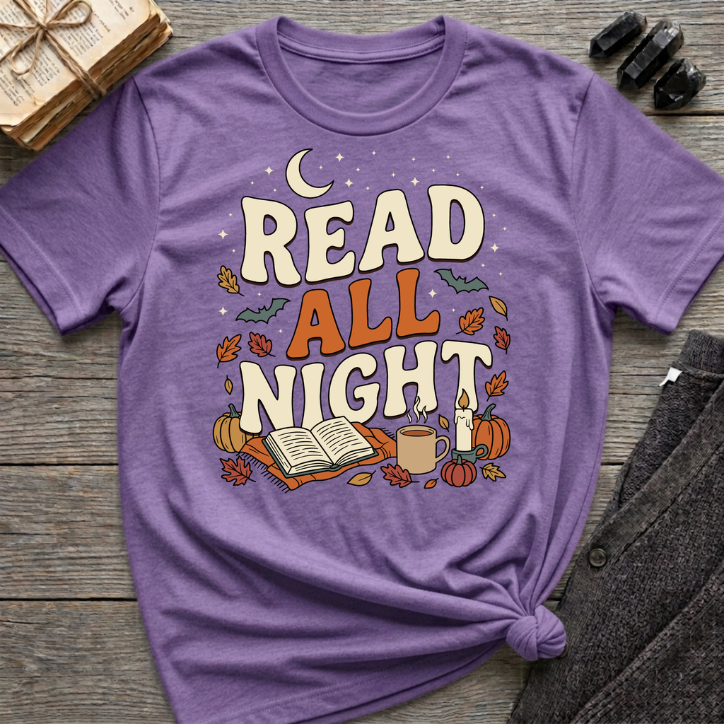 Read All Night - Graphic T-Shirt