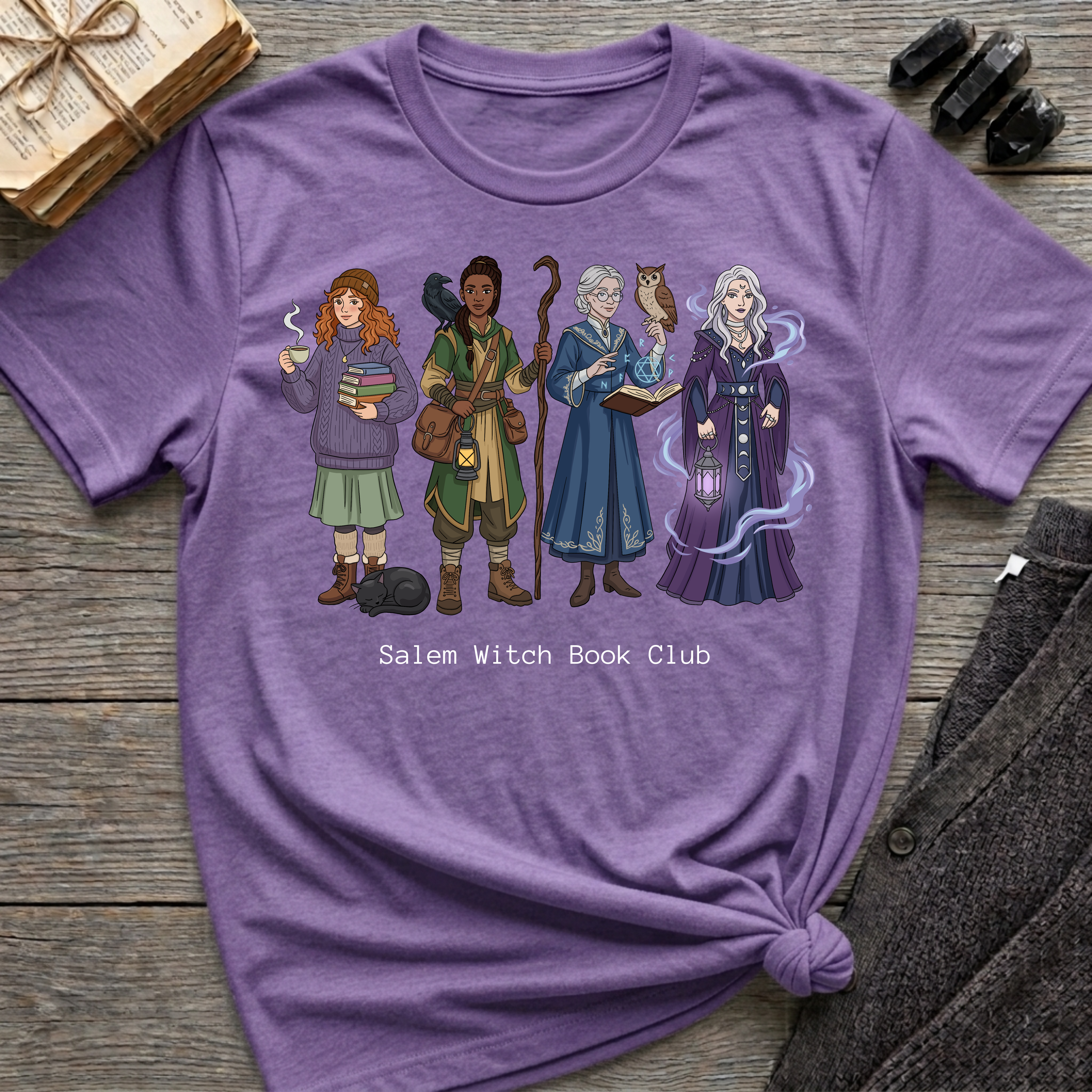 Salem Witch Book Club - Witches (5-8) Graphic T-Shirt