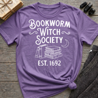 Bookworm Witch Society - Typography T-Shirt