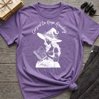Cursed to Keep Reading - Reading Witch T-Shirt