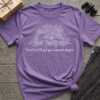 Careful or I'll put you in my next chapter - Flower Book T-Shirt
