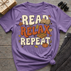 Read, Relax, Repeat - Graphic T-Shirt