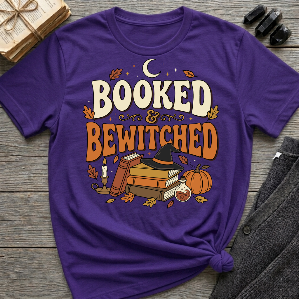 Booked & Bewitched - Graphic T-Shirt