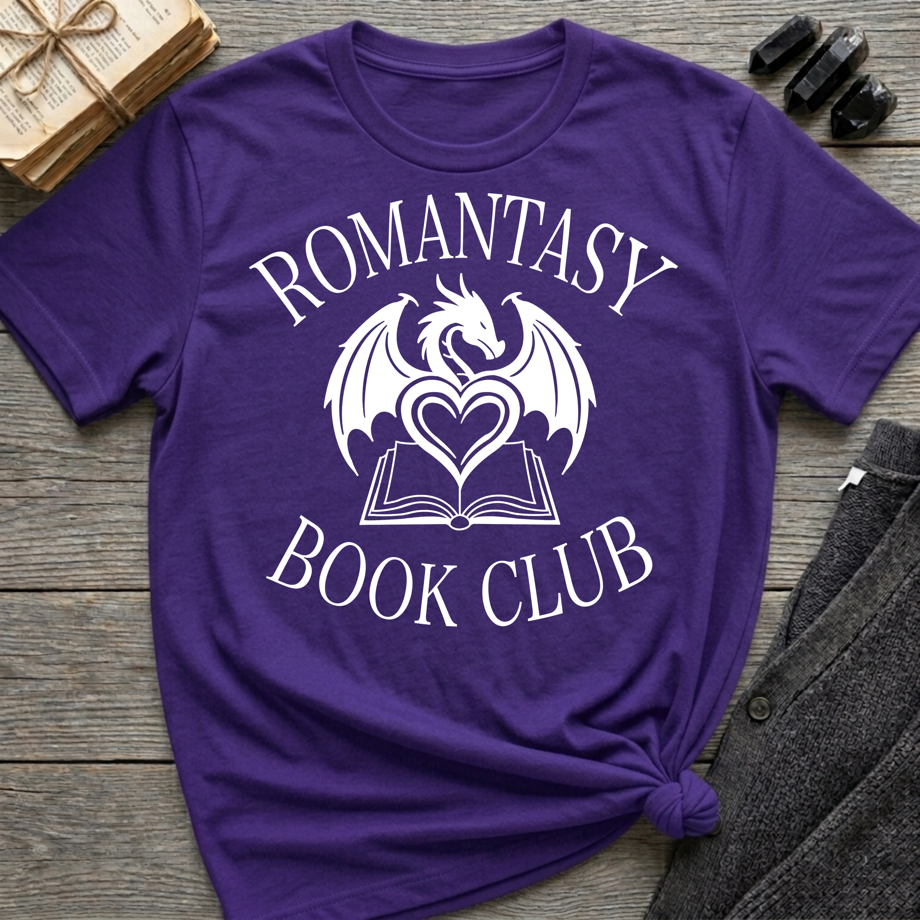 Romantasy Book Club - Typography T-Shirt