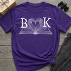 Book - Heart Book T-Shirt