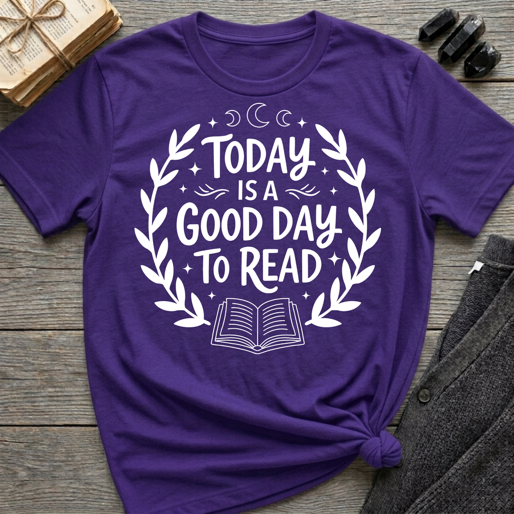 Today is a good day to read - Typography T-Shirt