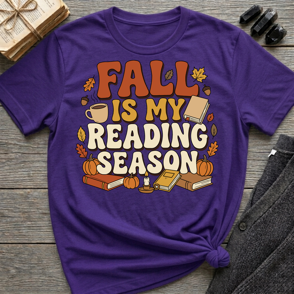 Fall Is My Reading Season - Graphic T-Shirt
