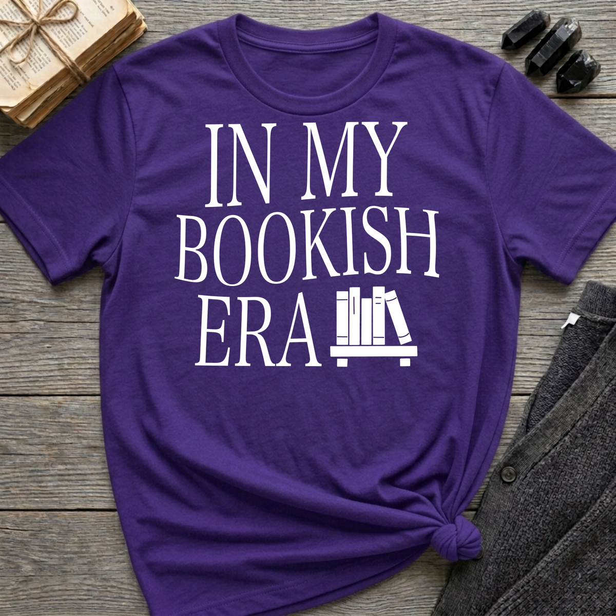 In my bookish era - Typography T-Shirt