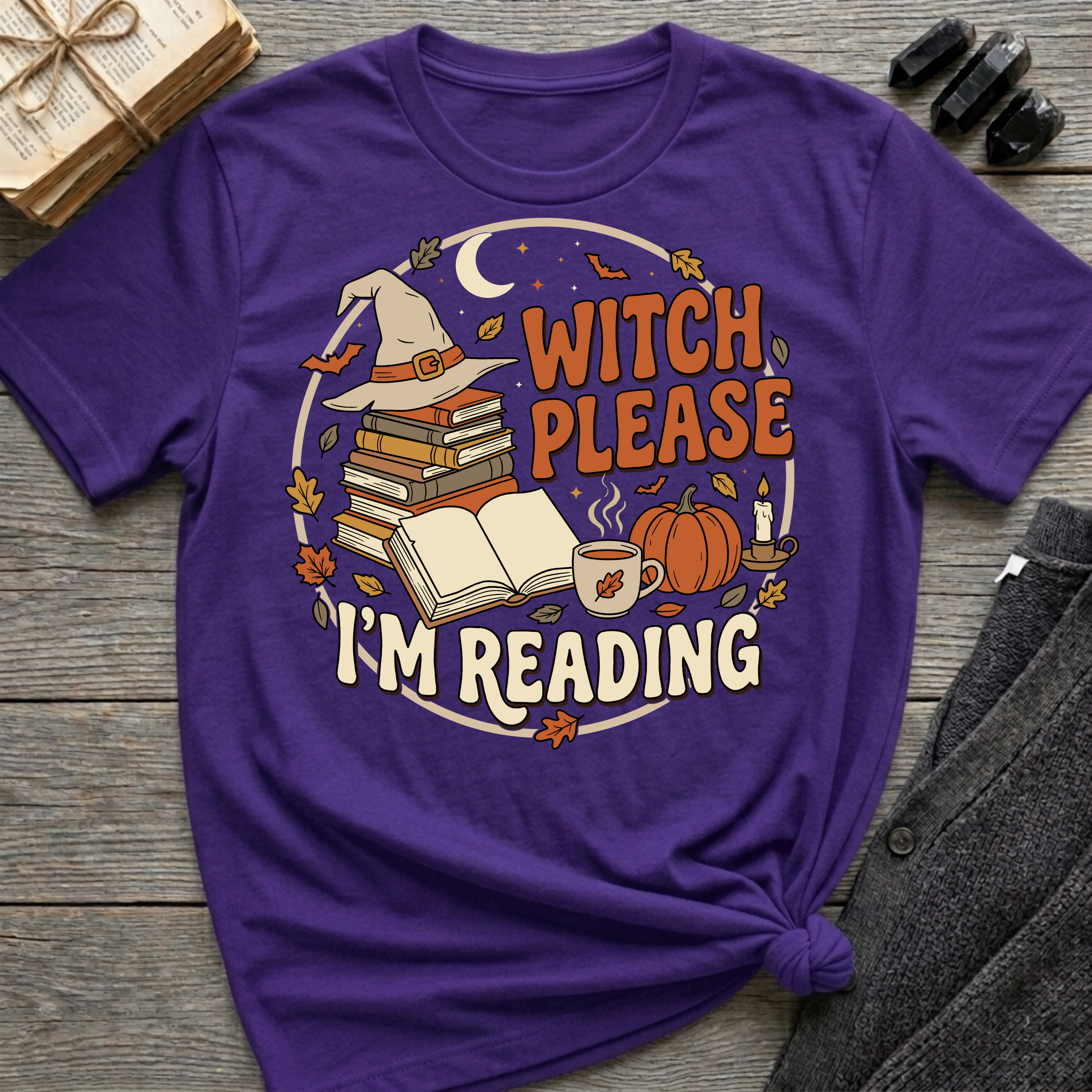 Witch Please, I'm Reading - Graphic T-Shirt