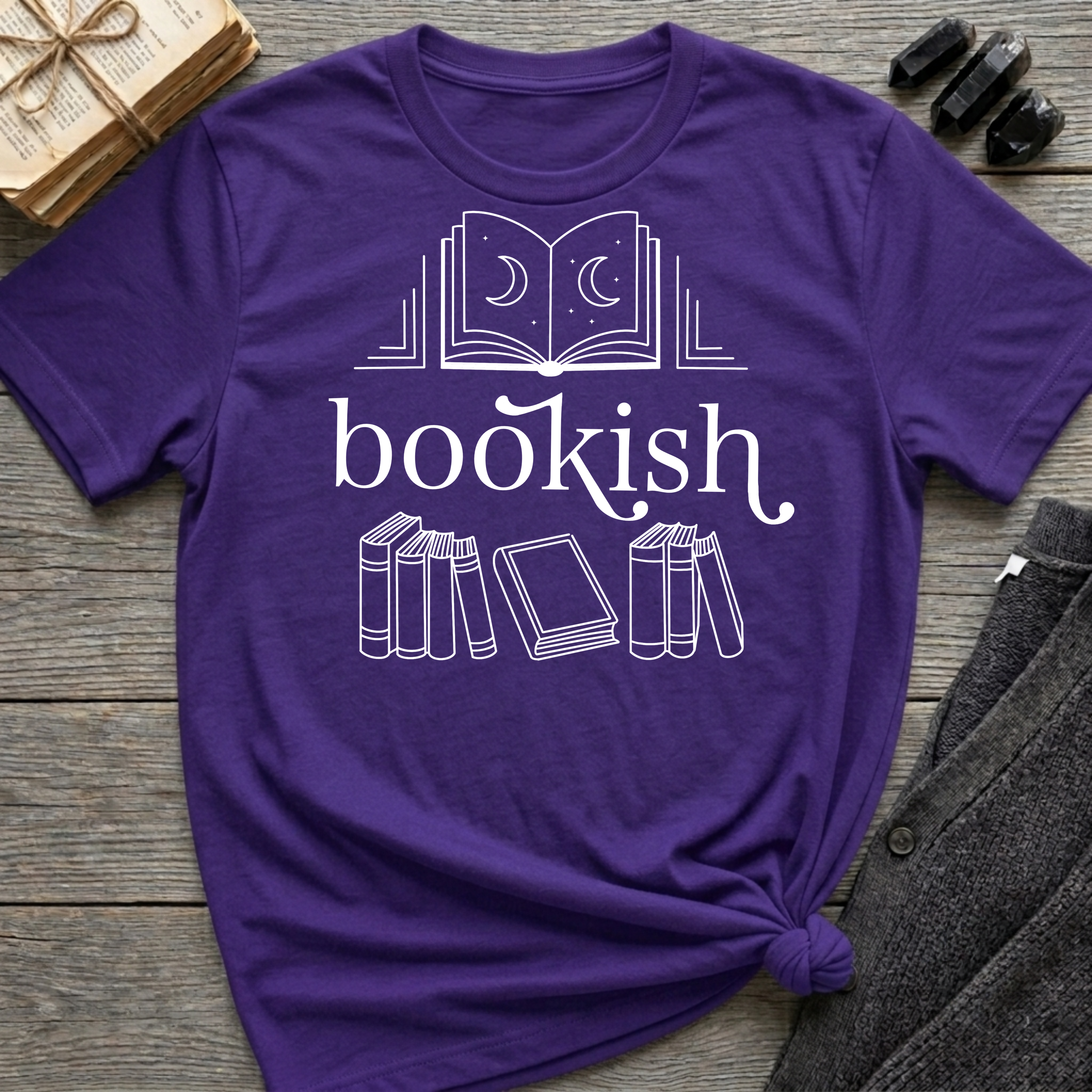bookish - Typography T-Shirt