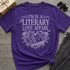 I'm in a Literary Love Affair - Typography T-Shirt