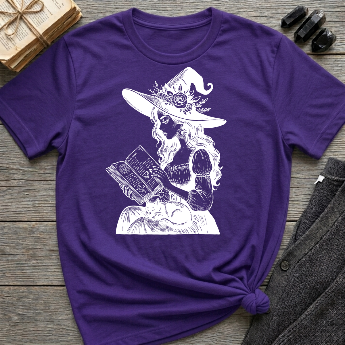 Reading Witch T-Shirt