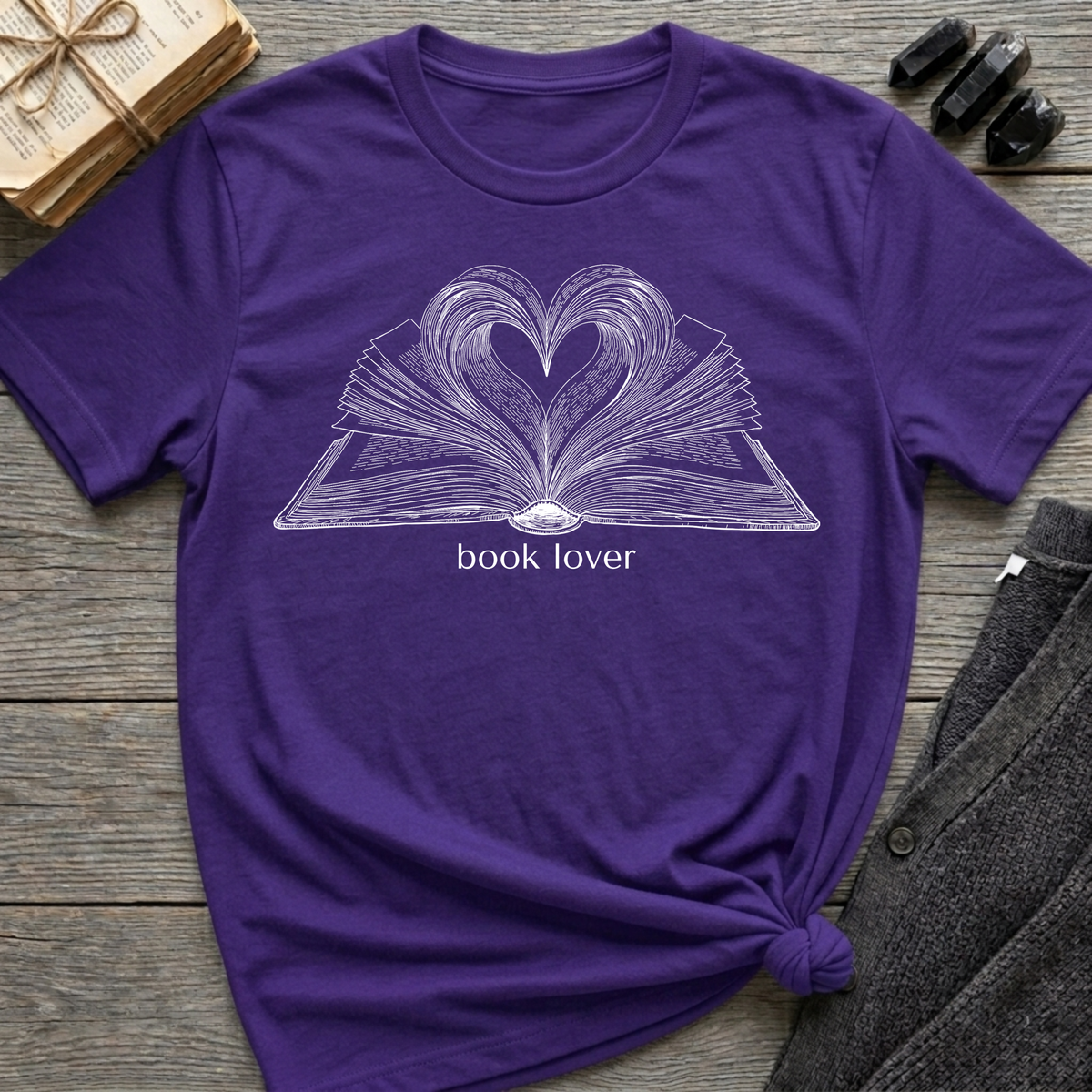 book lover - Heart Book T-Shirt