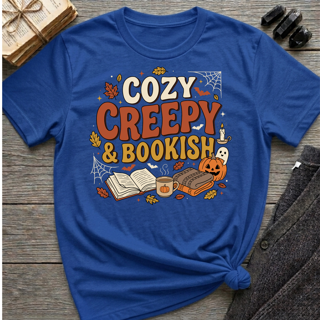 Cozy Creepy & Bookish - Graphic T-Shirt