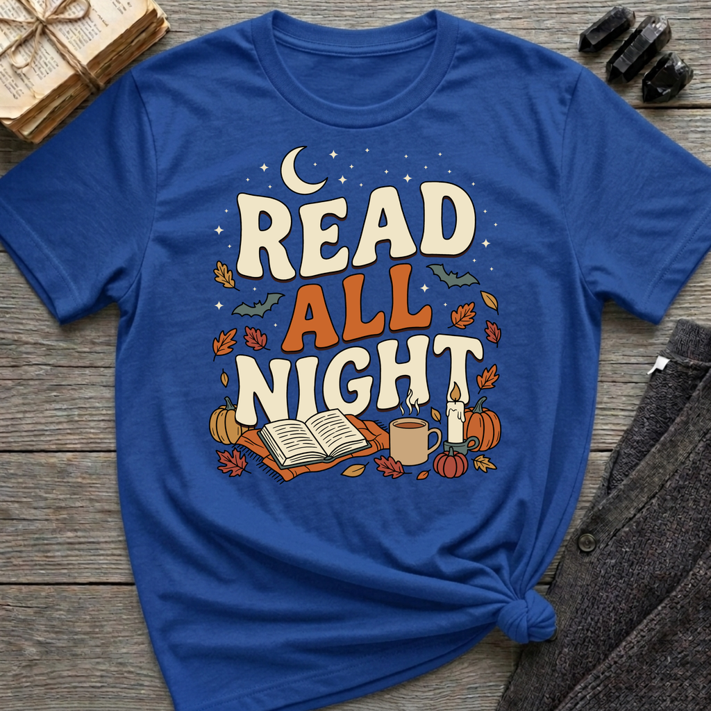 Read All Night - Graphic T-Shirt