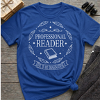 Professional Reader - Typography T-Shirt