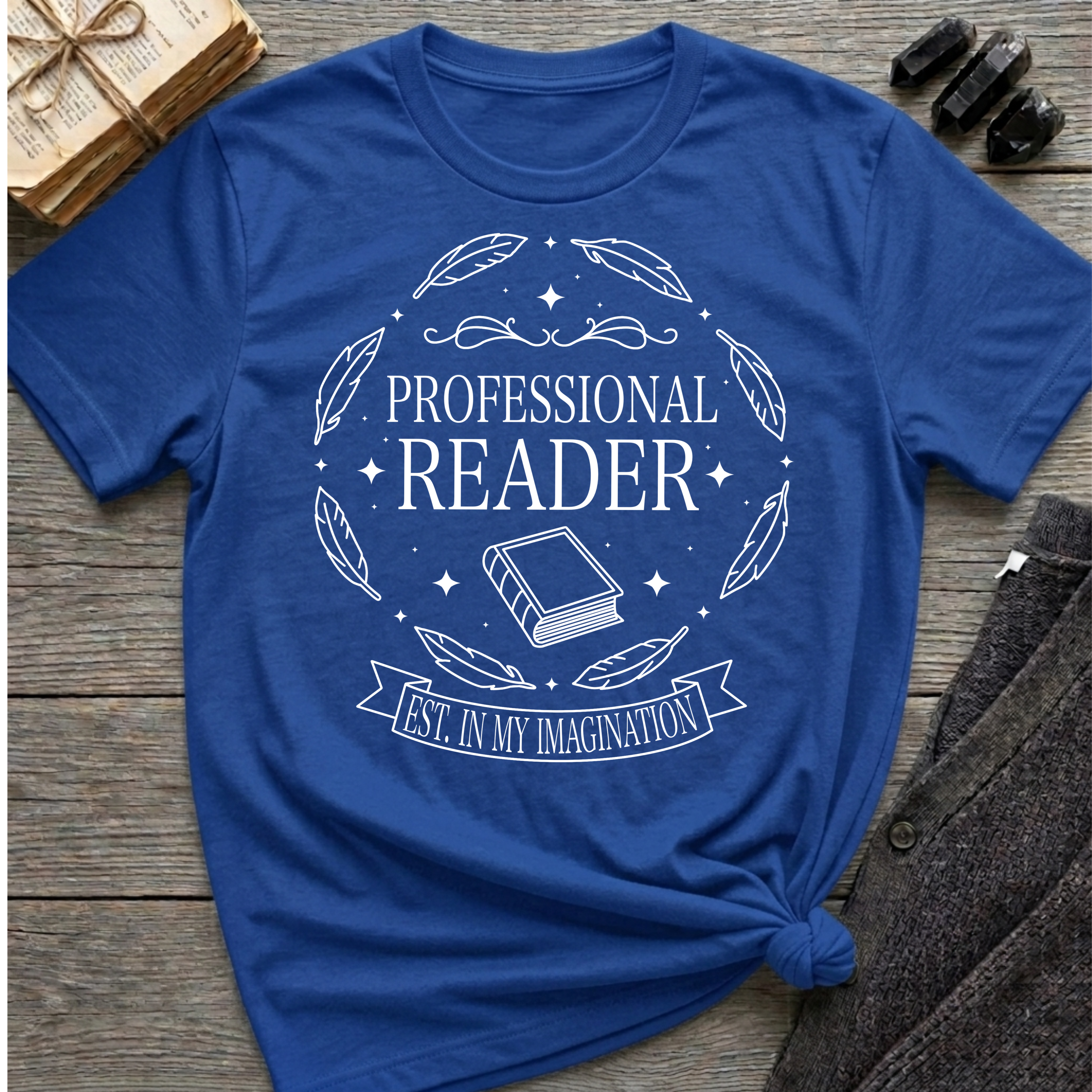 Professional Reader - Typography T-Shirt