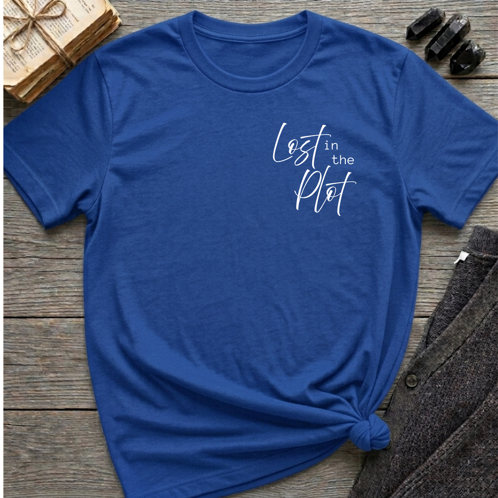 Lost in the Plot - Typography T-Shirt