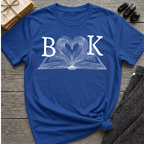 Book - Heart Book T-Shirt