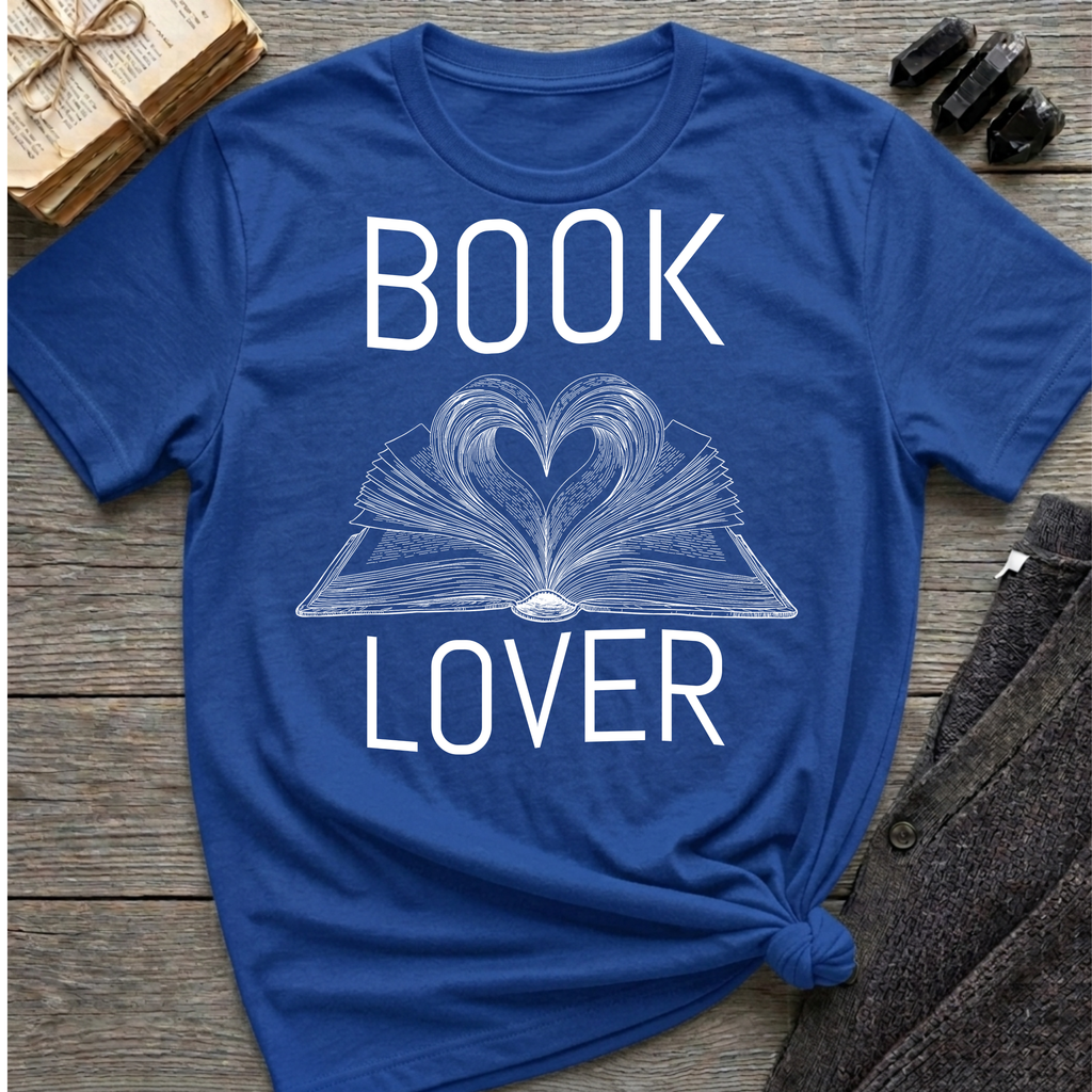 Book lover - Heart Book T-Shirt