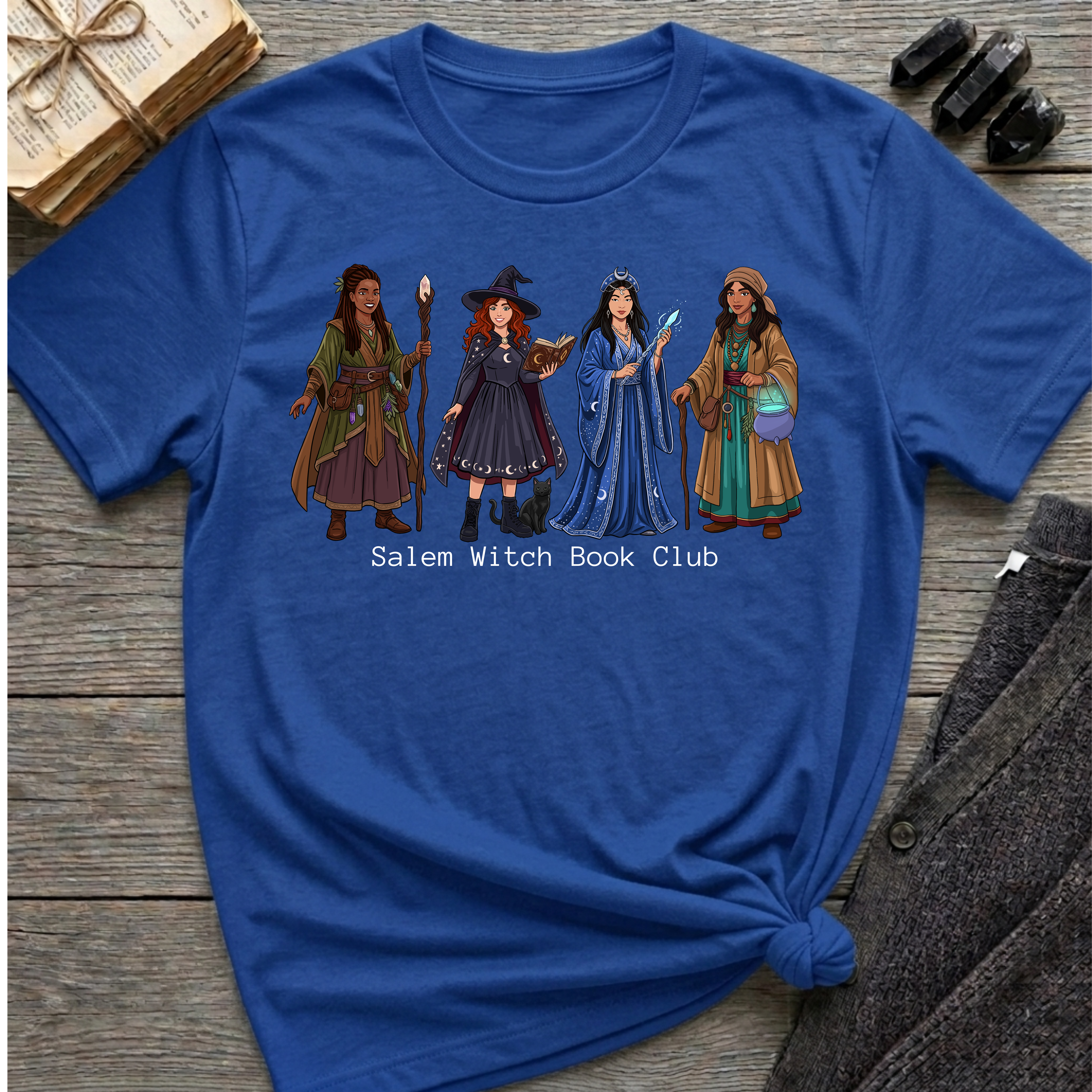 Salem Witch Book Club - Witches (1-4) Graphic T-Shirt