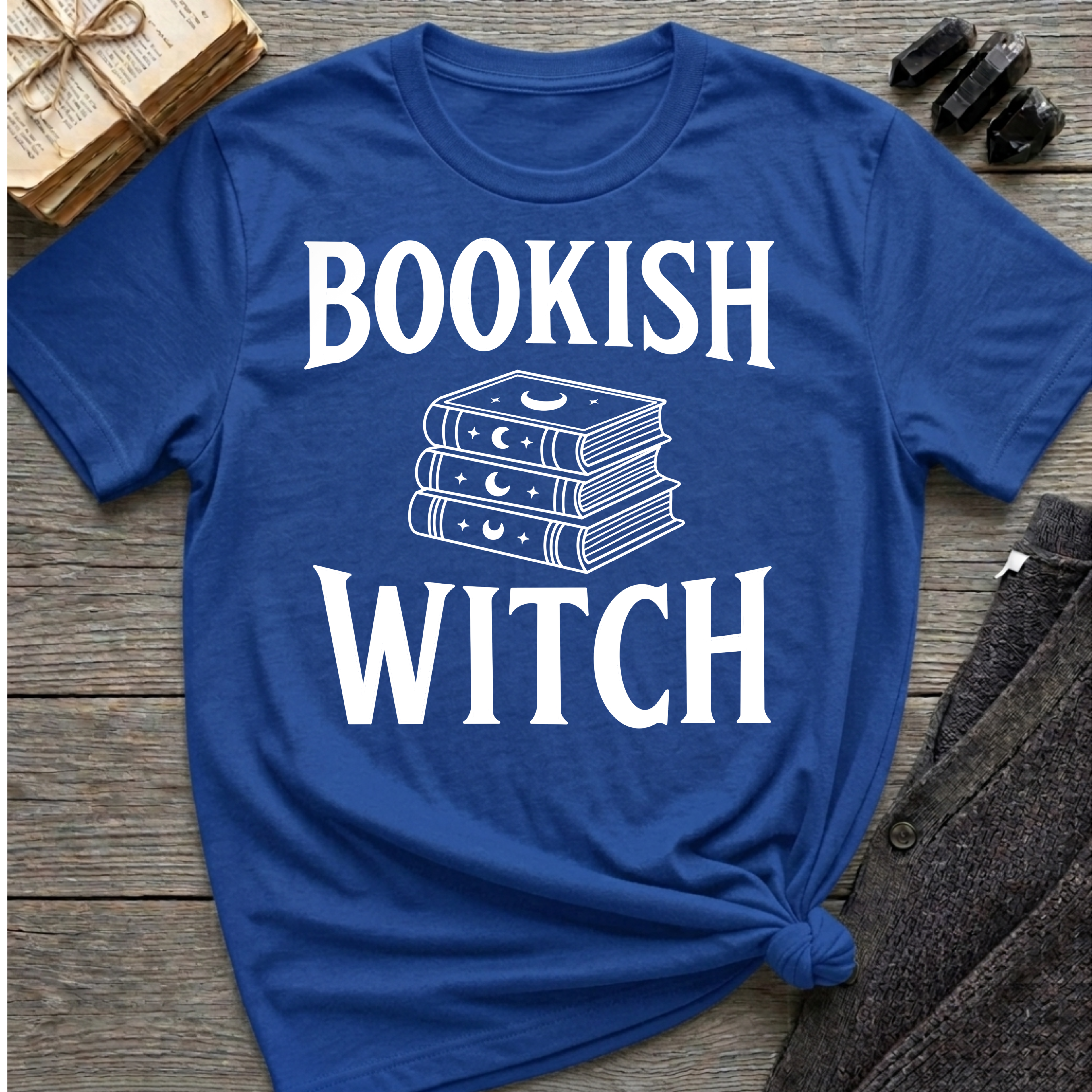 Bookish Witch - Typography T-Shirt