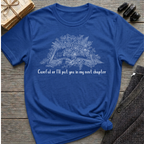 Careful or I'll put you in my next chapter - Flower Book T-Shirt