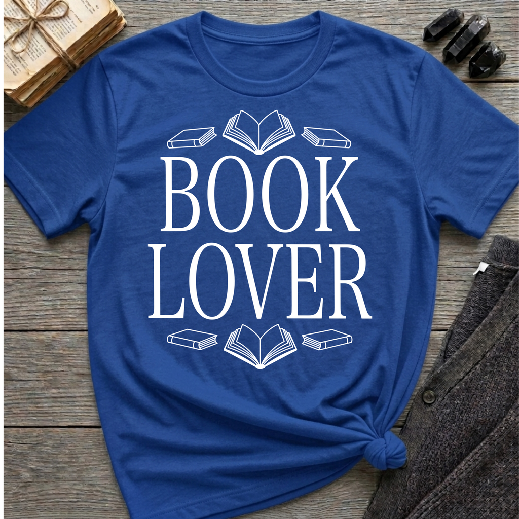 Book Lover - Typography T-Shirt