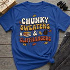 Chunky Sweaters & Cliffhangers - Graphic T-Shirt
