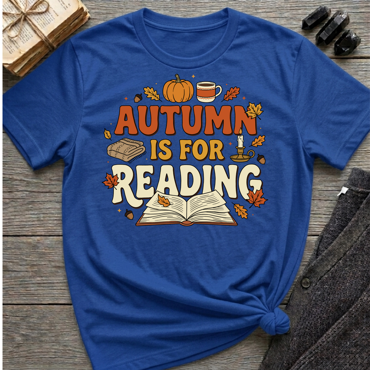 Autumn Is For Reading - Graphic T-Shirt