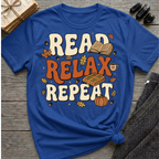 Read, Relax, Repeat - Graphic T-Shirt