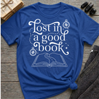 Lost in a good book - Typography T-Shirt