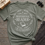 Professional Reader - Typography T-Shirt