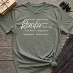 Reading definition - Typography T-Shirt