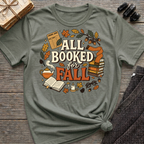 All Booked For Fall - Graphic T-Shirt