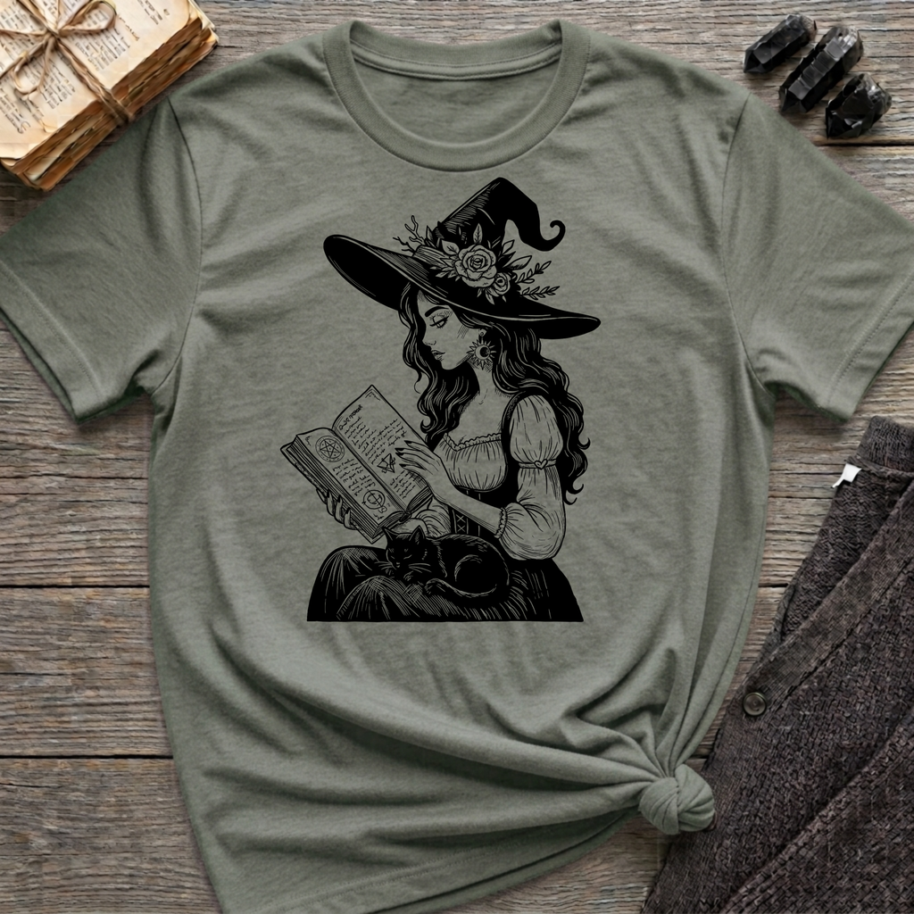 Reading Witch T-Shirt