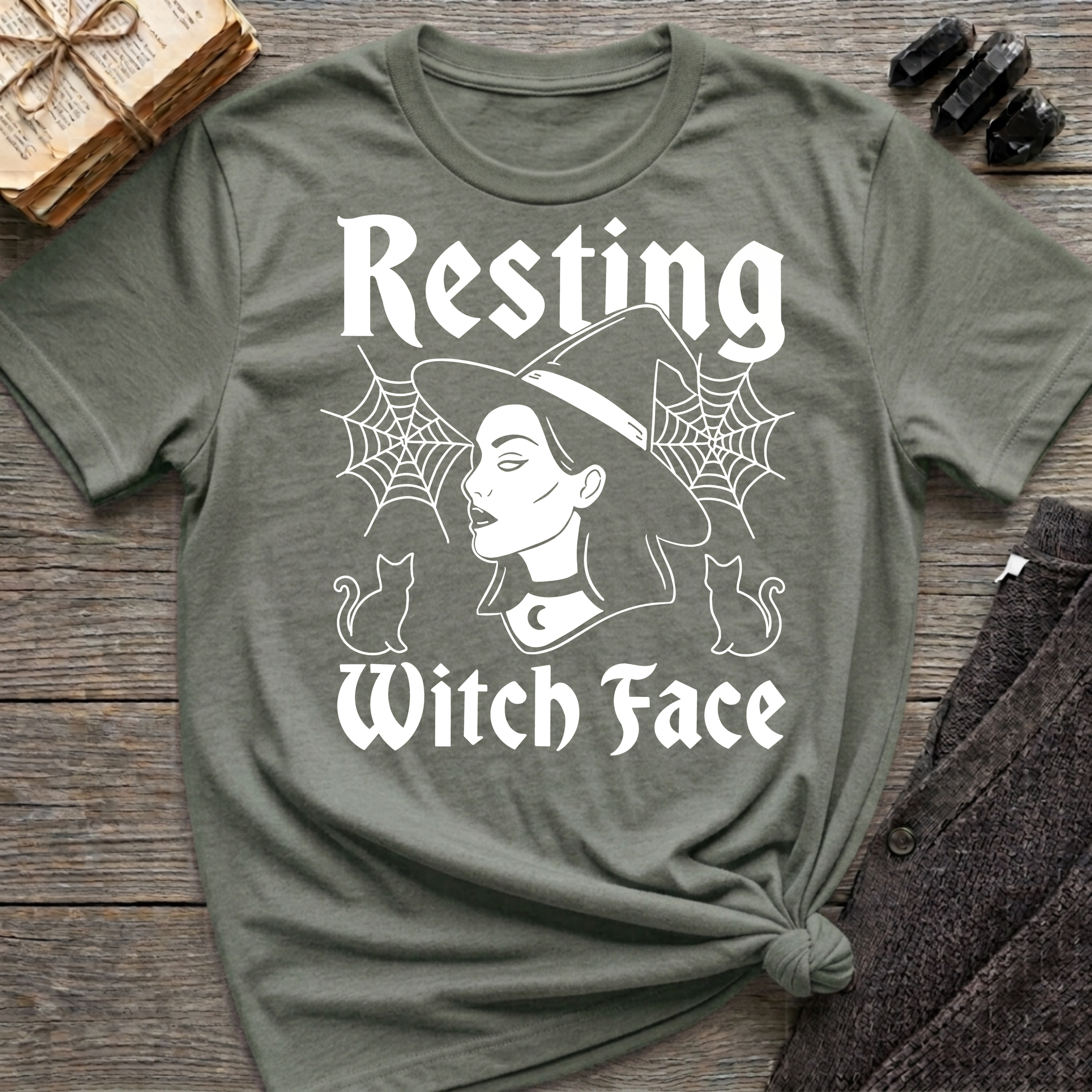 Resting Witch Face - Typography T-Shirt