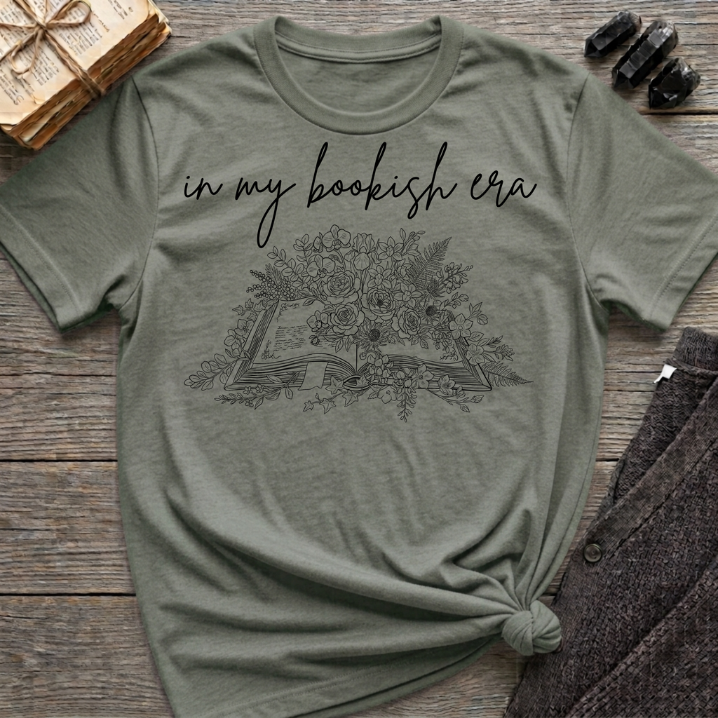 In my bookish era - Flower Book T-Shirt