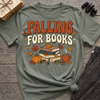 Falling for Books - Graphic T-Shirt