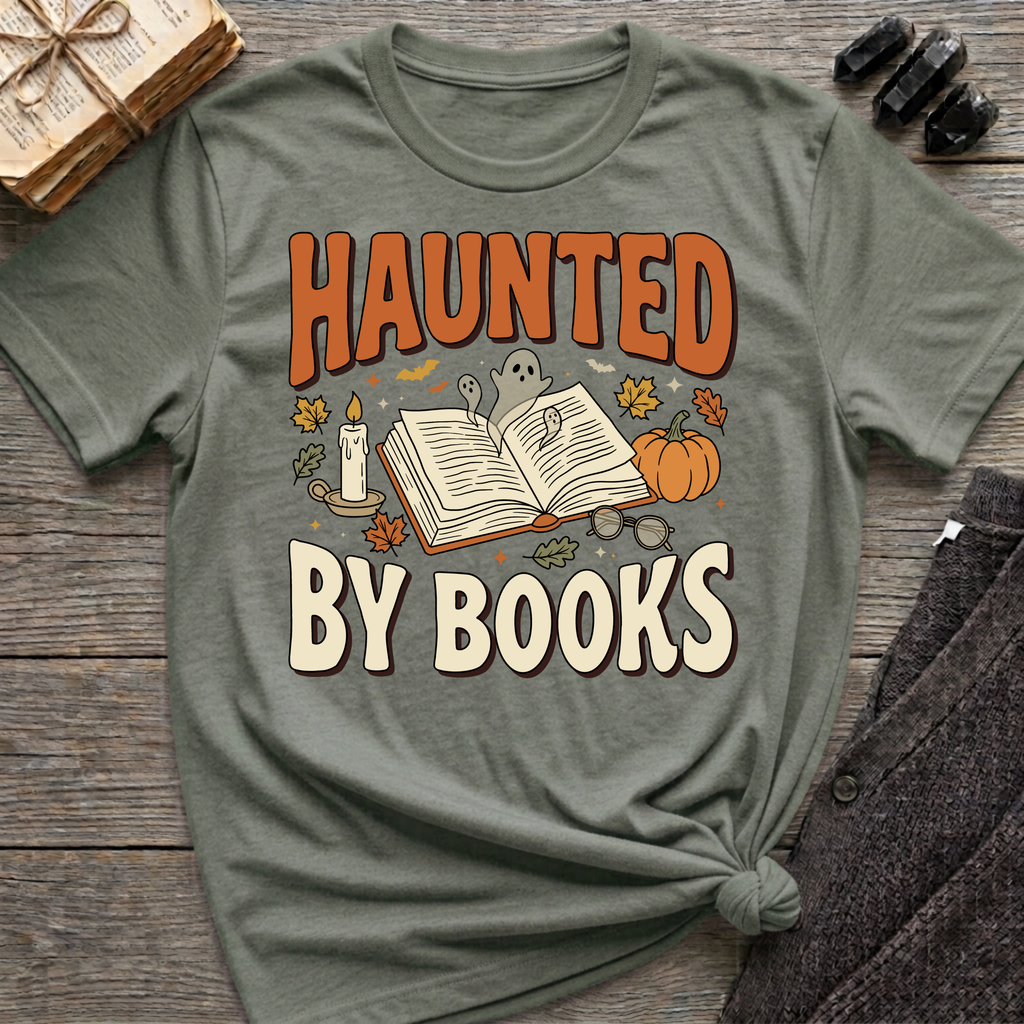 Haunted By Books - Graphic T-Shirt