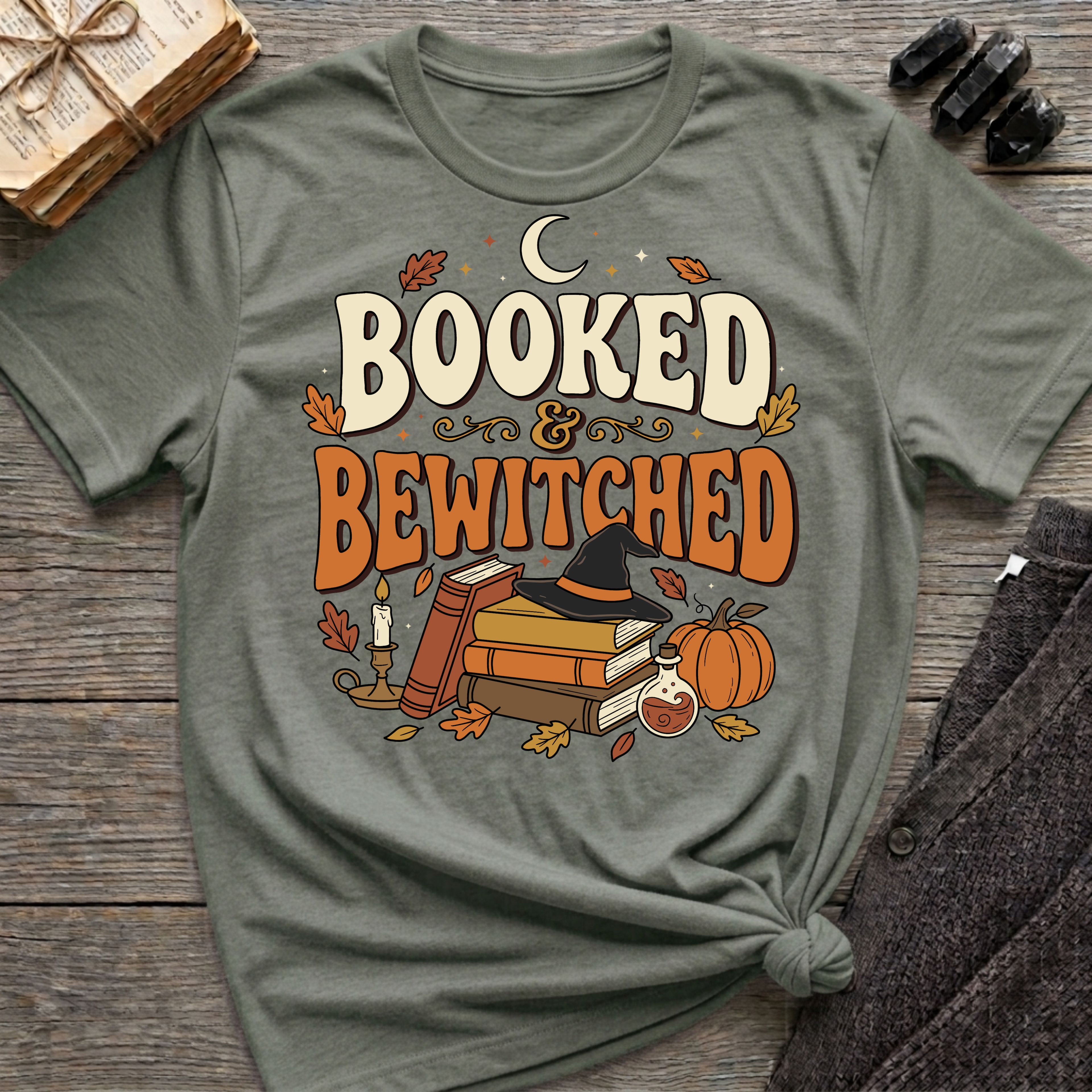 Booked & Bewitched - Graphic T-Shirt