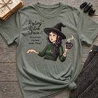 Resting Witch Face - Moody Witch Graphic T-Shirt